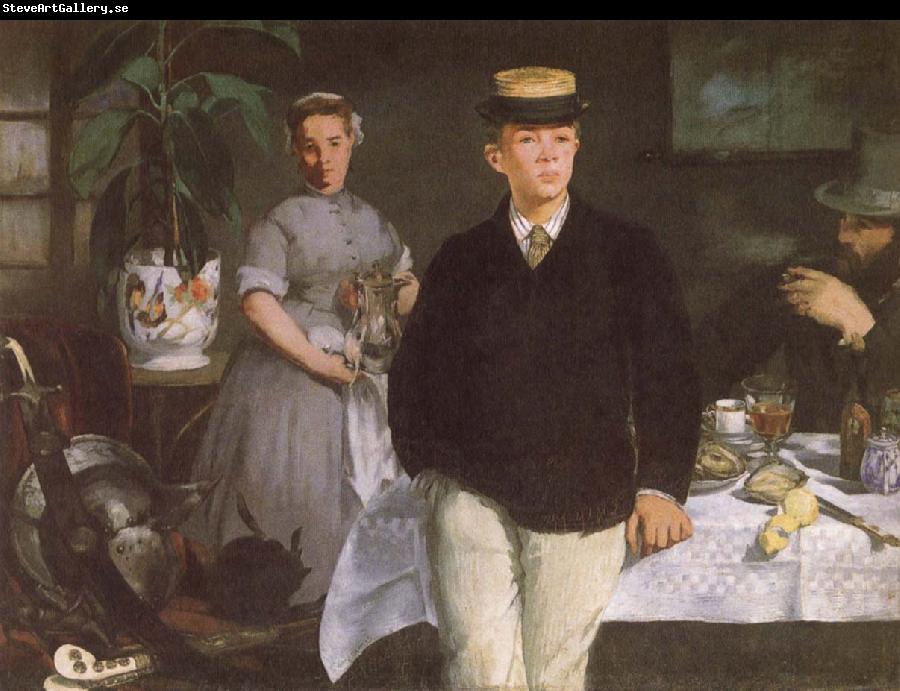 Edouard Manet Luncheon in the studio